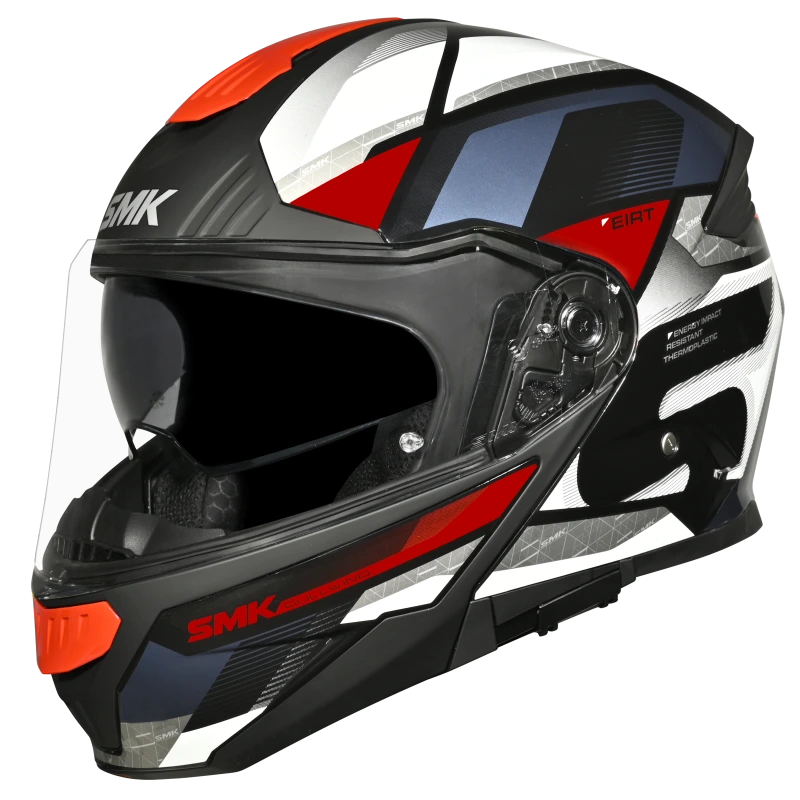 CASCO SMK GULLWING CHA AZUL ROJO BLANCO