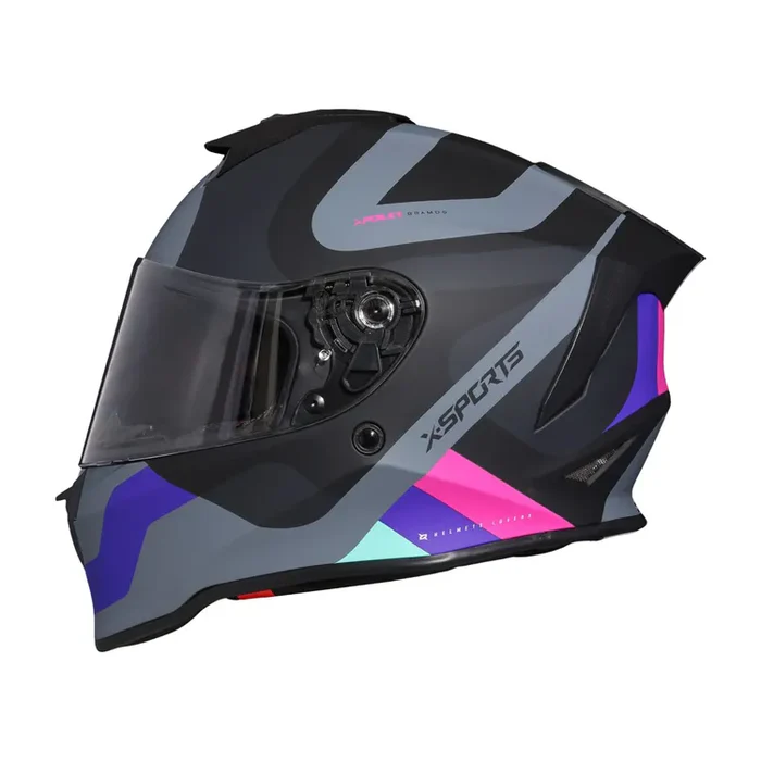 CASCO X-SPORTS V151 BRAMDO NEGRO ROSADO