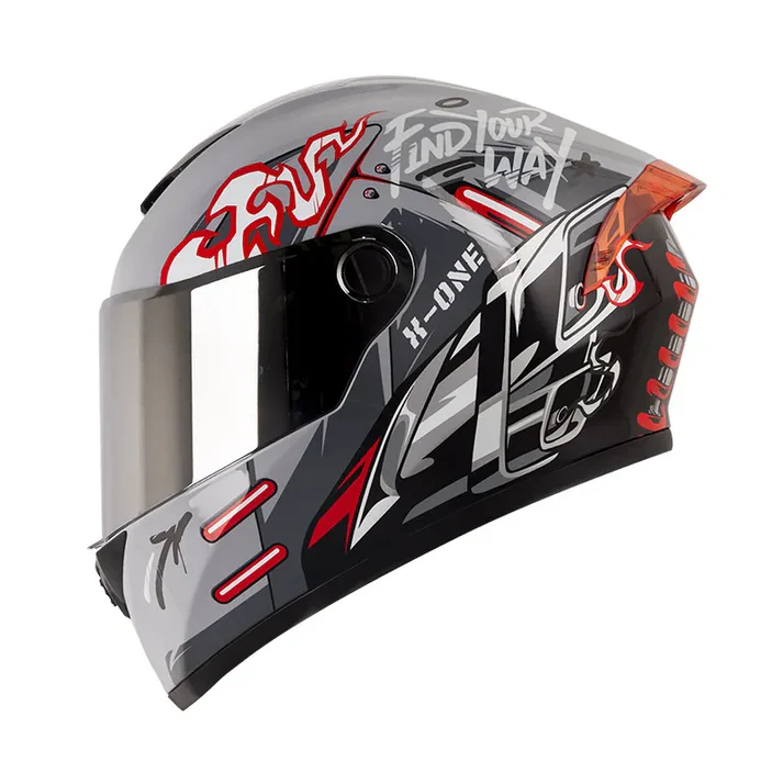 CASCO X-ONE X-500GT EVO GPT GRIS ROJO