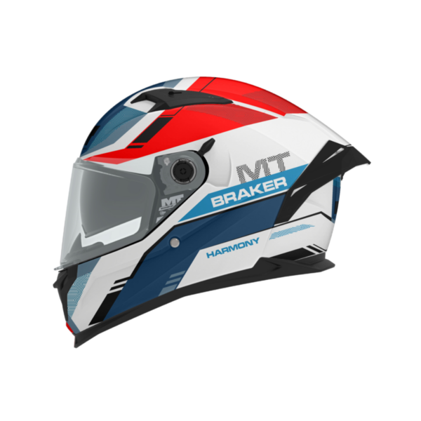 CASCO MT BRAKER SV HARMONY A5 BLANCO ROJO AZUL