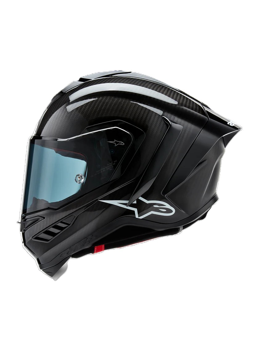 CASCO ALPINESTAR SUPER TECH R10 SOLID NEGRO CARBON