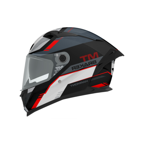 CASCO MT BRAKER SV HARMONY B5 NEGRO BLANCO ROJO