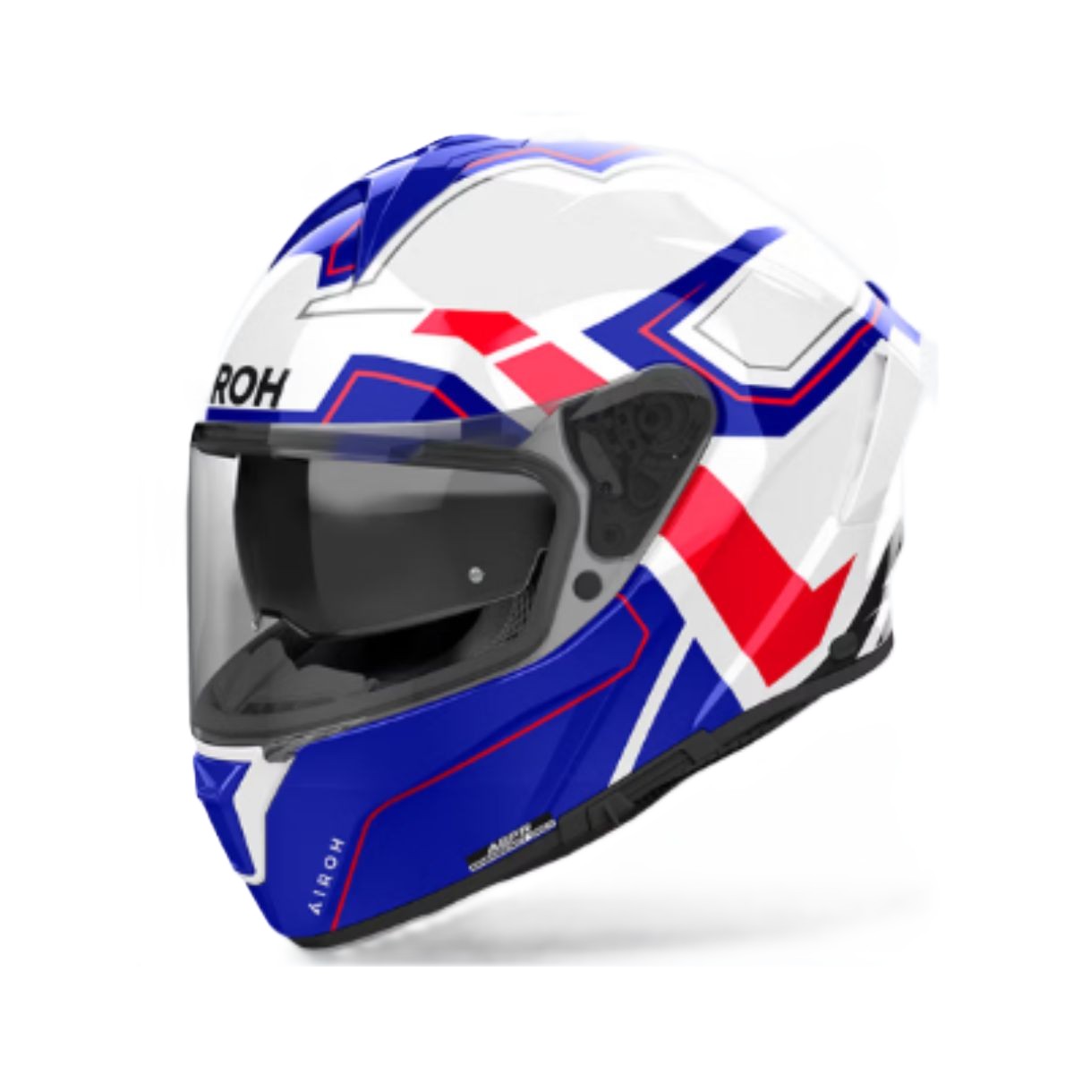 CASCO AIROH SPARK 2 DART AZUL BRILLANTE ROJO