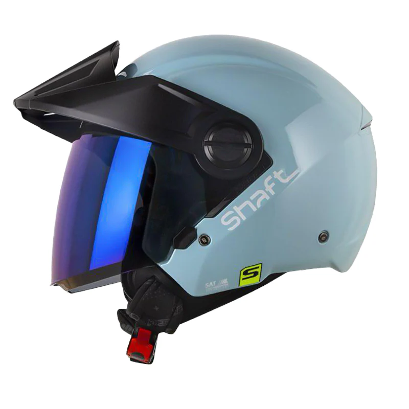 CASCO SHAFT 212 SOLID AZUL CLARO BLANCO
