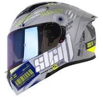 CASCO SHAFT 3820SP RIDE FAST FE GRIS AZUL BRILLO