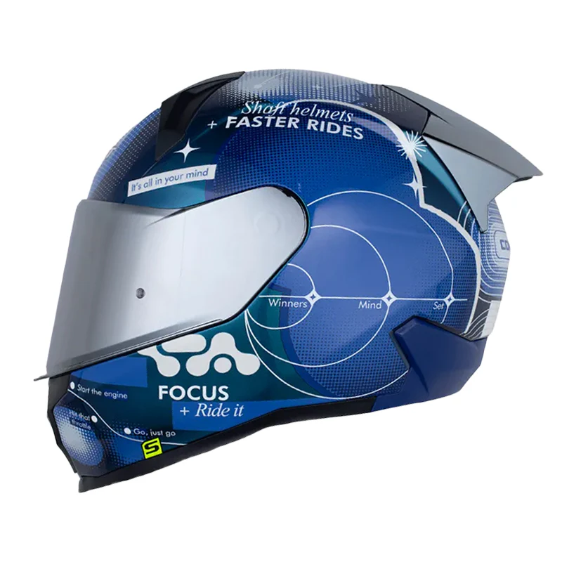 CASCO SHAFT 560 EVO CONNECTION CAMALEON AZUL