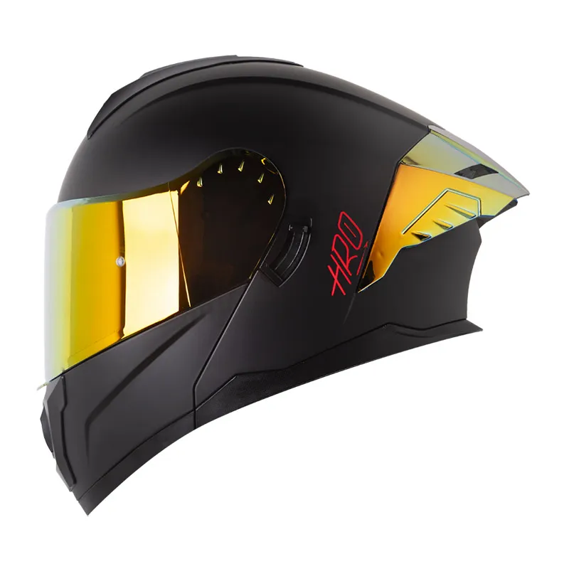 CASCO HRO 3480DV EVO SOLID NEGRO ROJO MATE