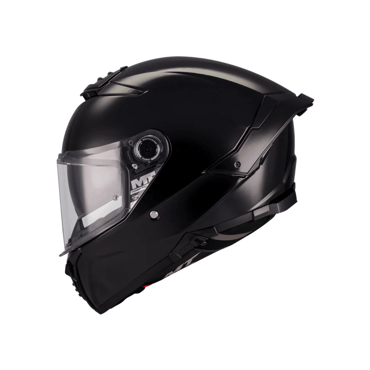 CASCO MT THUNDER 4SV PURE A1 NEGRO BRILLANTE